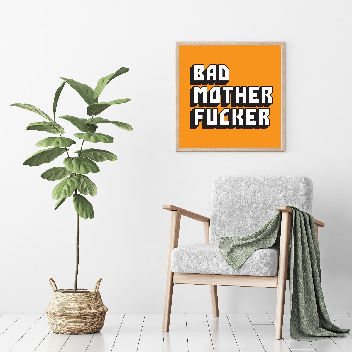 Bad Mother Fucker Pulp Fiction-Plakat