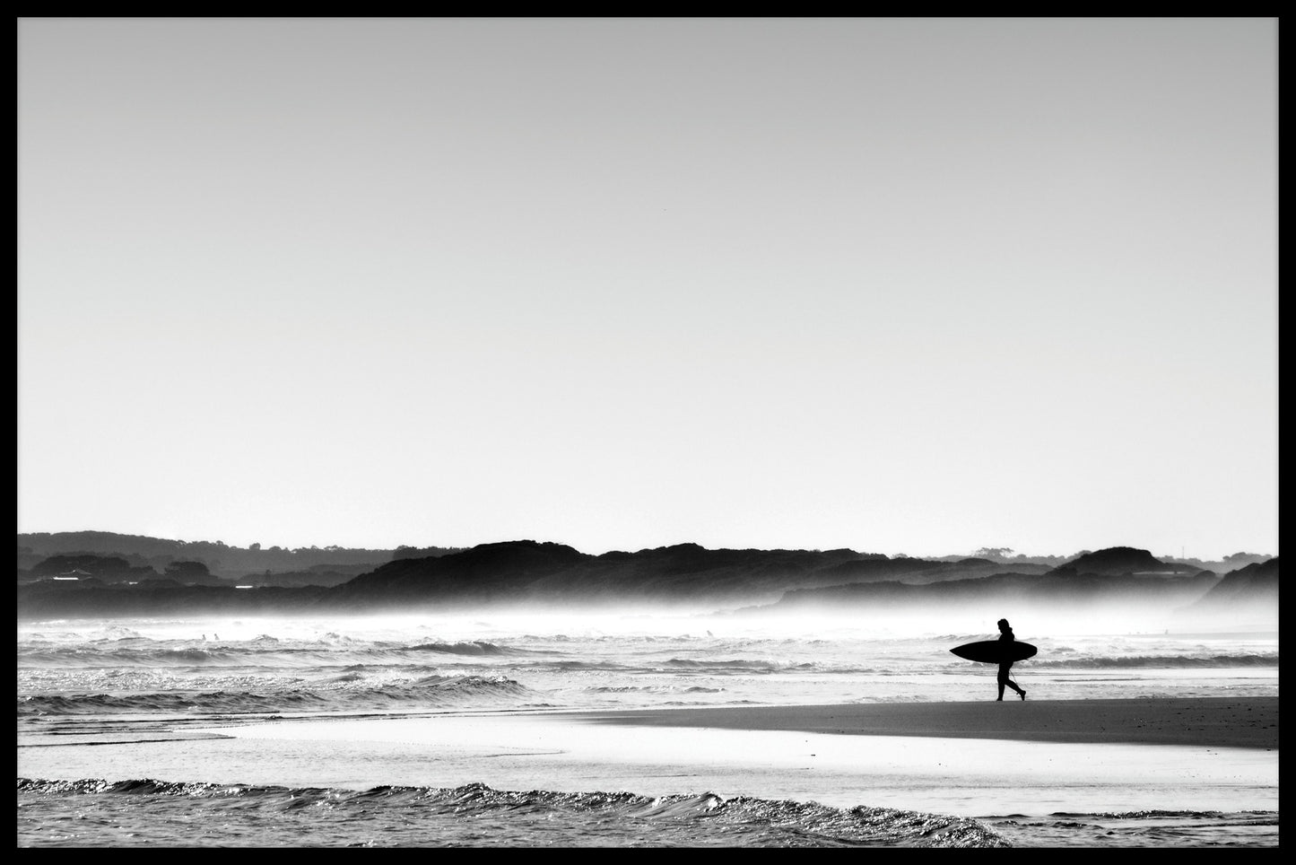 Strand-Surfer-Plakat
