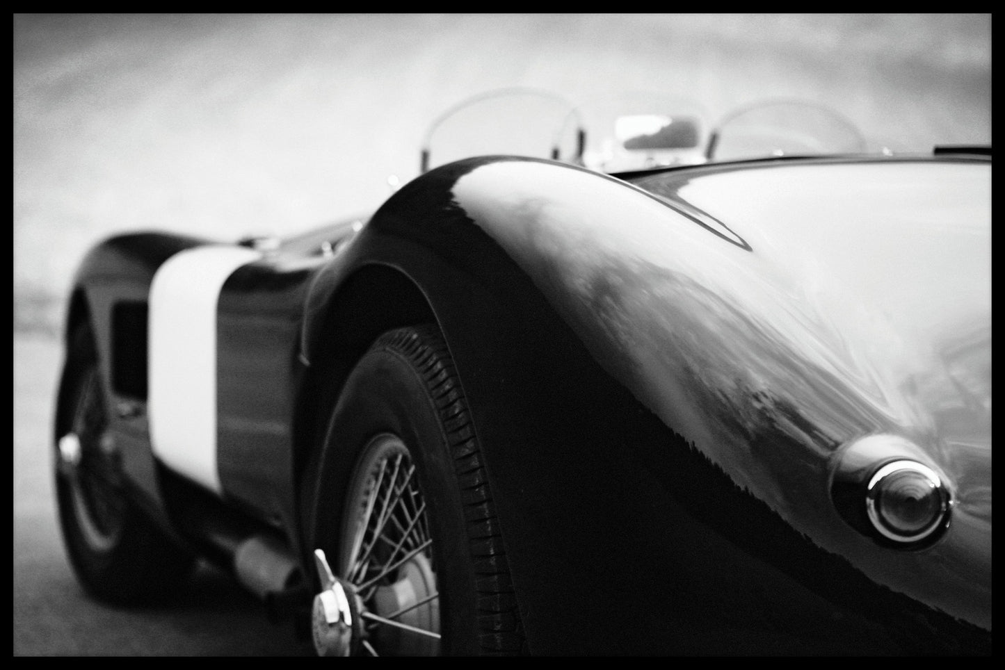 Klassisches Oldtimer-Poster