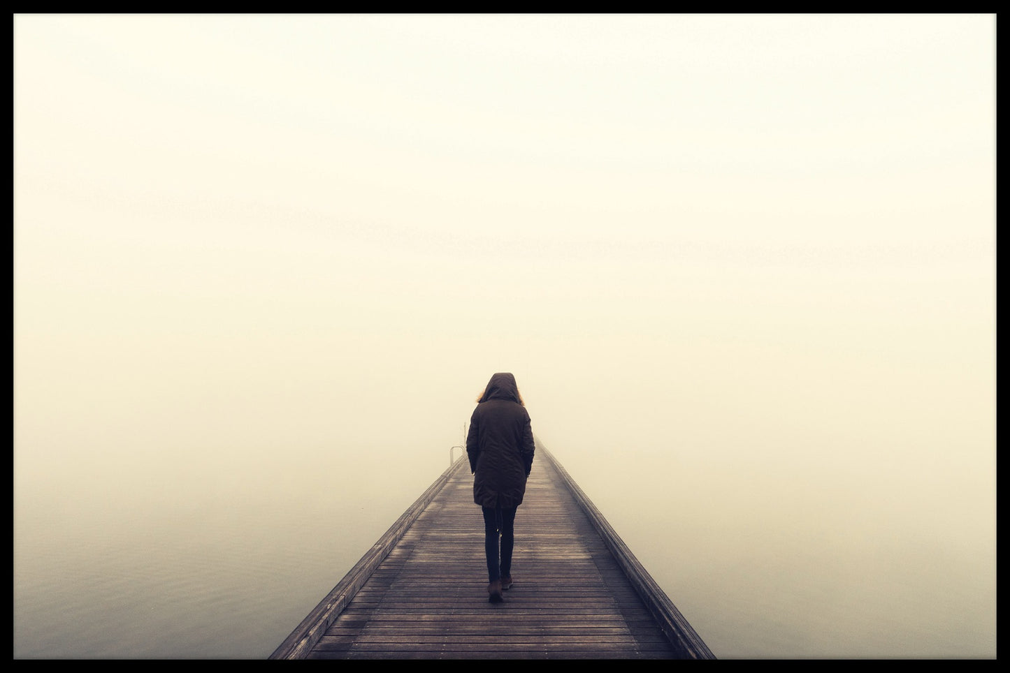 Misty Bridge-Plakat