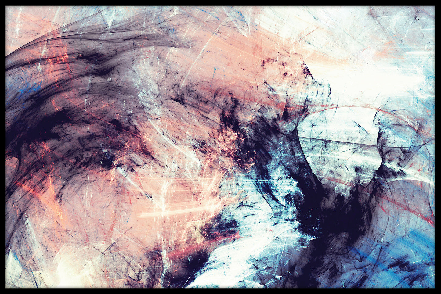 Abstraktes Farbmuster blau