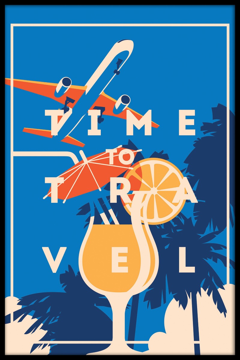 Reisezeit Vintage N02 Poster