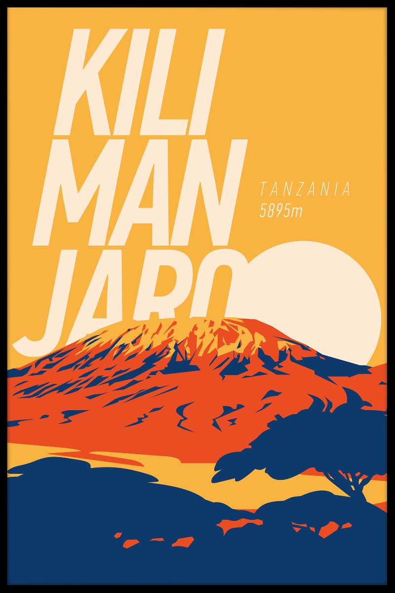 Kilimandscharo Vintage N02 Poster