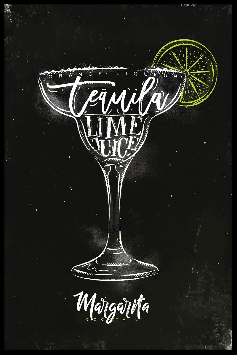 Margarita Cocktailposter