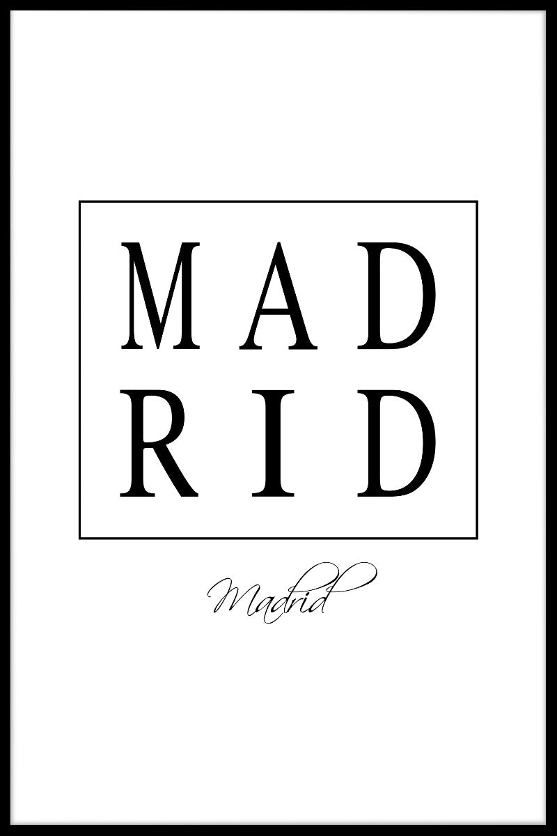 Madrid Box Textaufzeichnungen