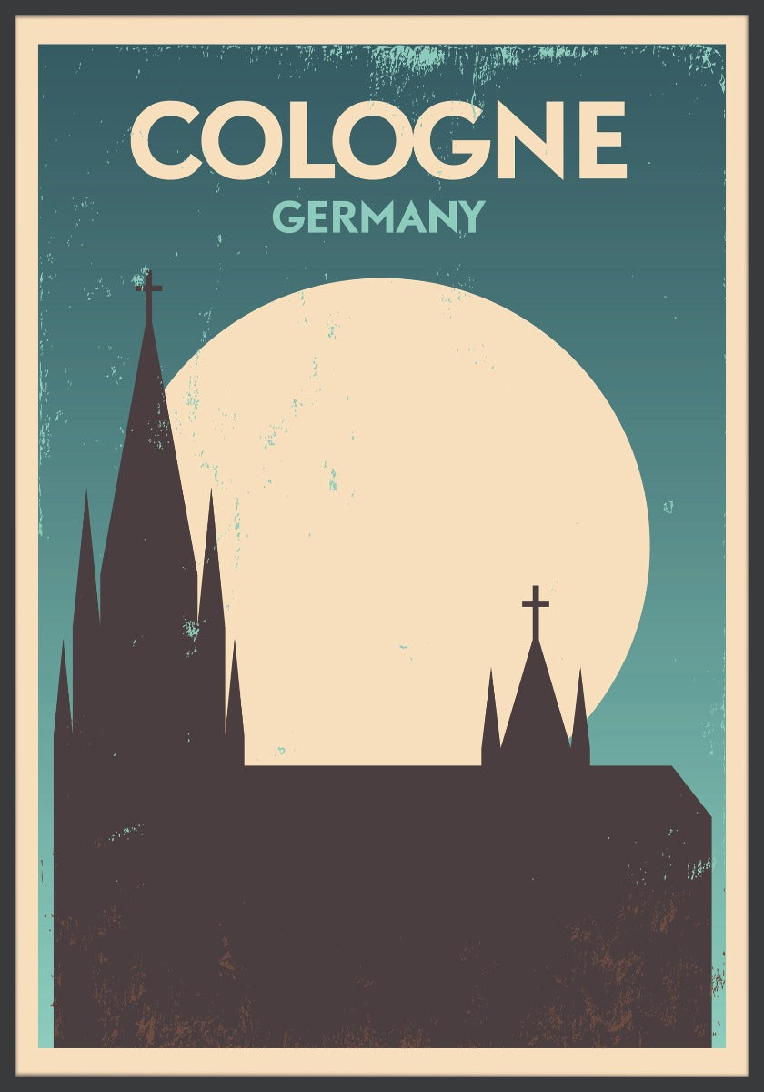 Kölner Vintage-Plakat
