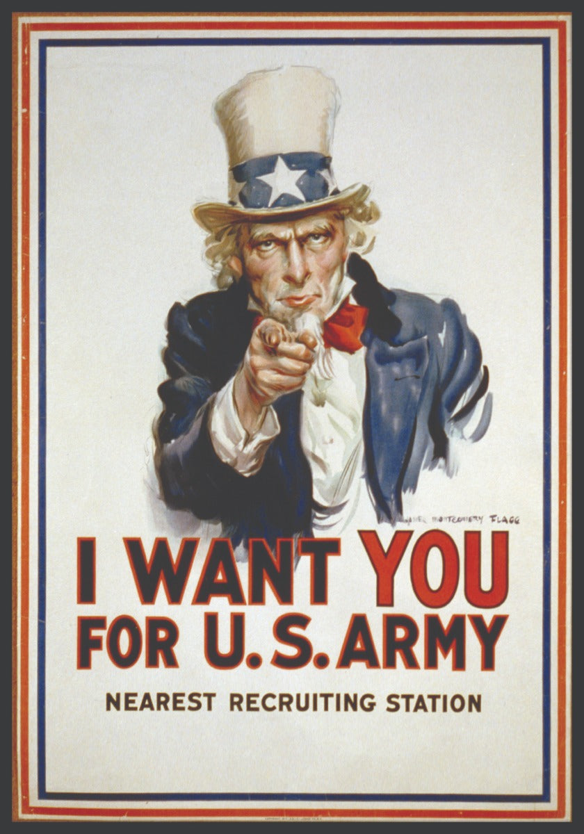 Uncle Sam Vintage-Plakat