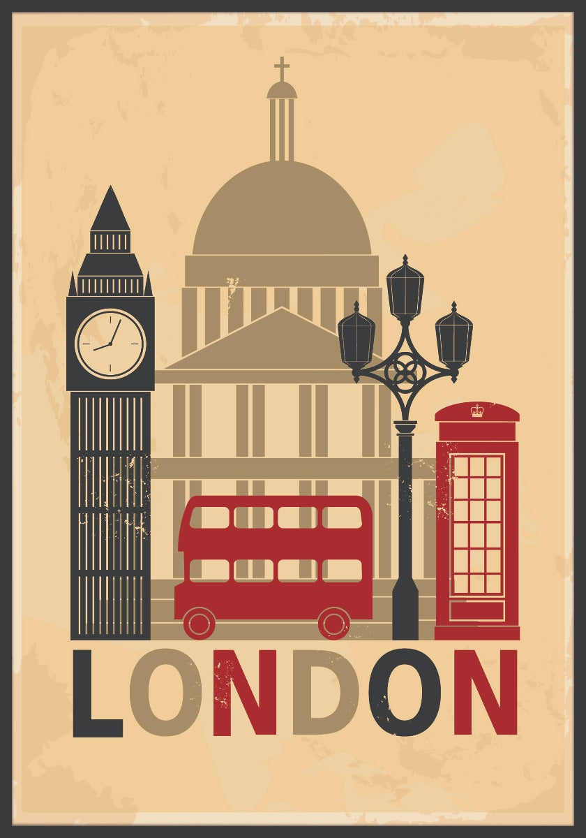 London-Illustrationsplakat