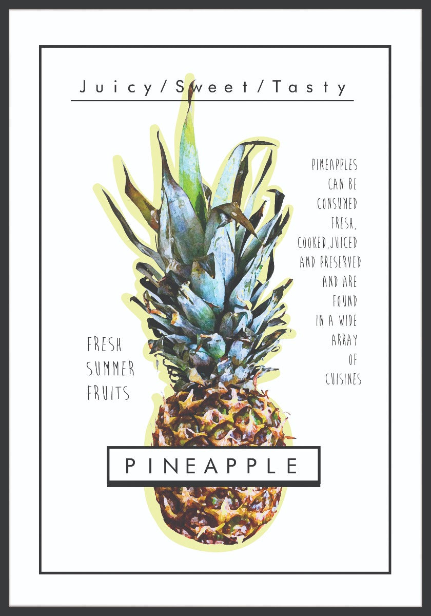 Ananas-Textelemente