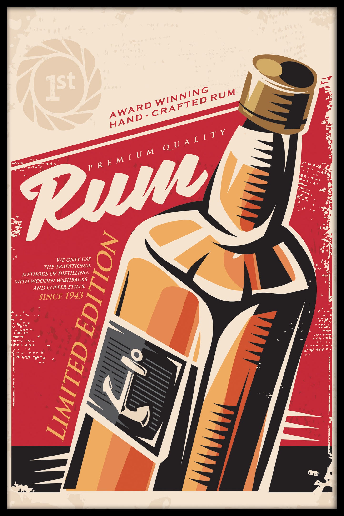 Rom-Weinleseplakat