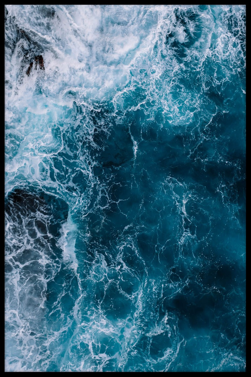 Ocean-Plakat aus der Luft