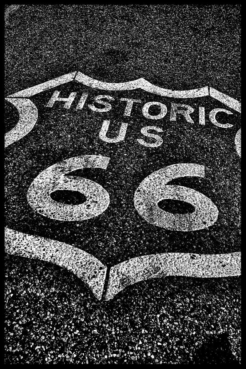 Route 66 aufnehmen
