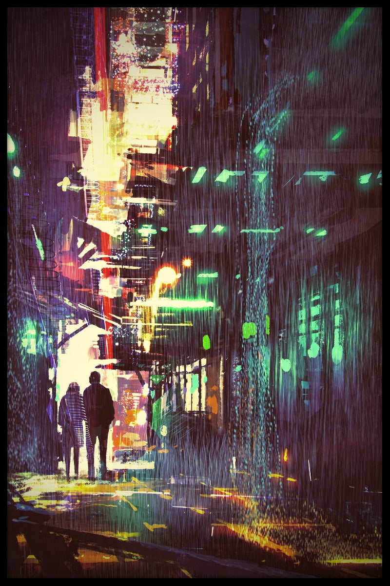 City Street Painting N03-Aufzeichnungen