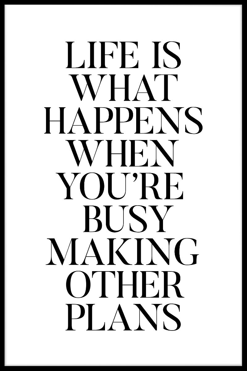 Das Leben ist, was Beiträge passiert