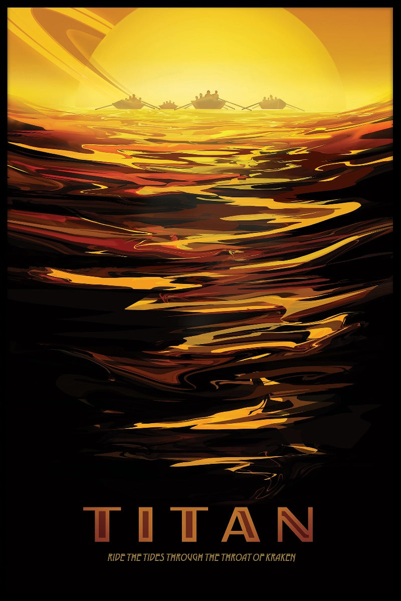 NASA-Titan-Plakat