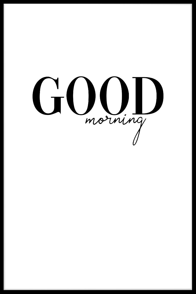 Guten-Morgen-Plakat