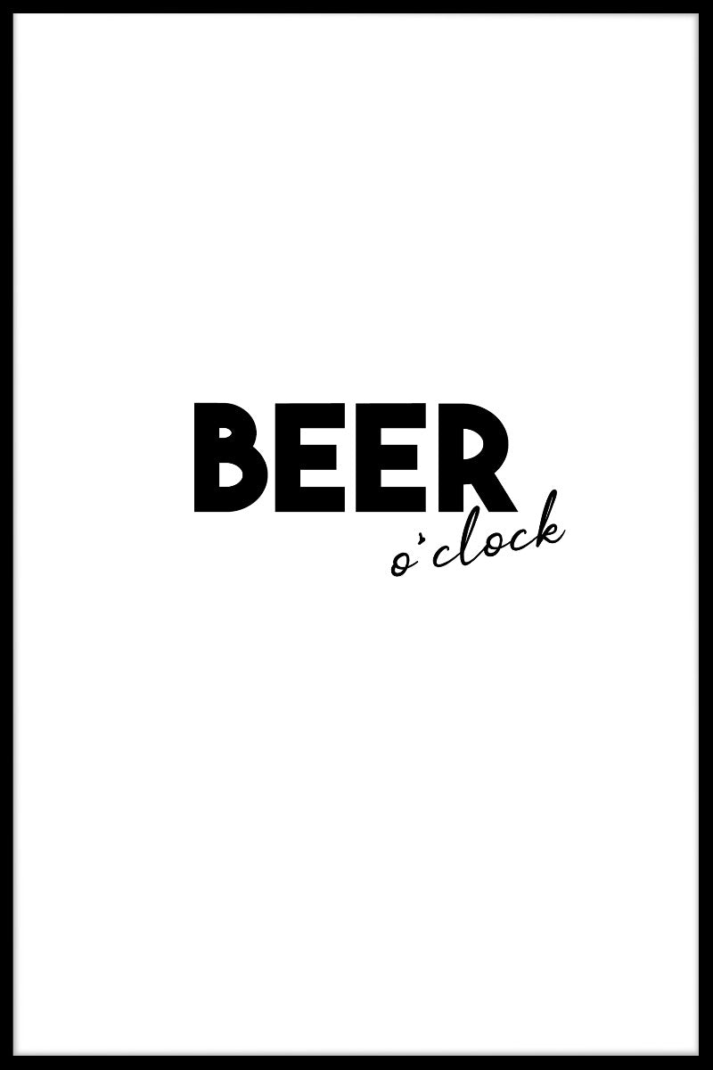 Bieruhr-Plakat