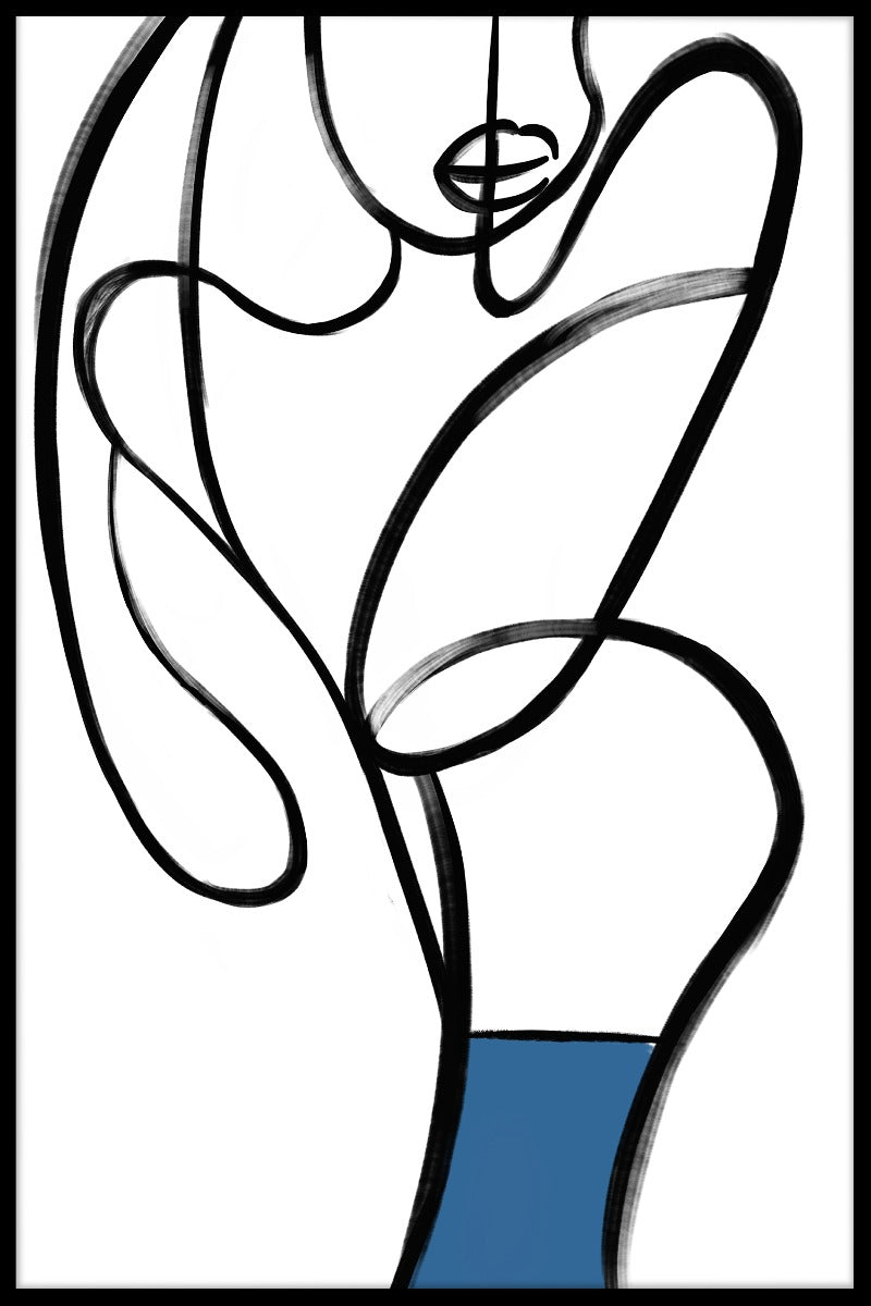Fashion Line Art-Plakat