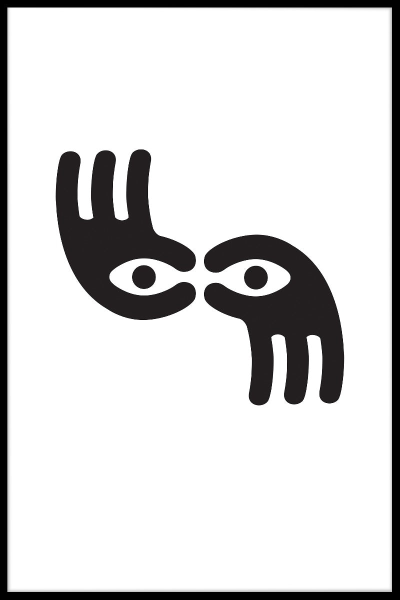 Handgesichtsposter