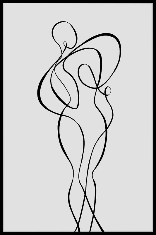 Fashion Natural Line Art N02-Poster