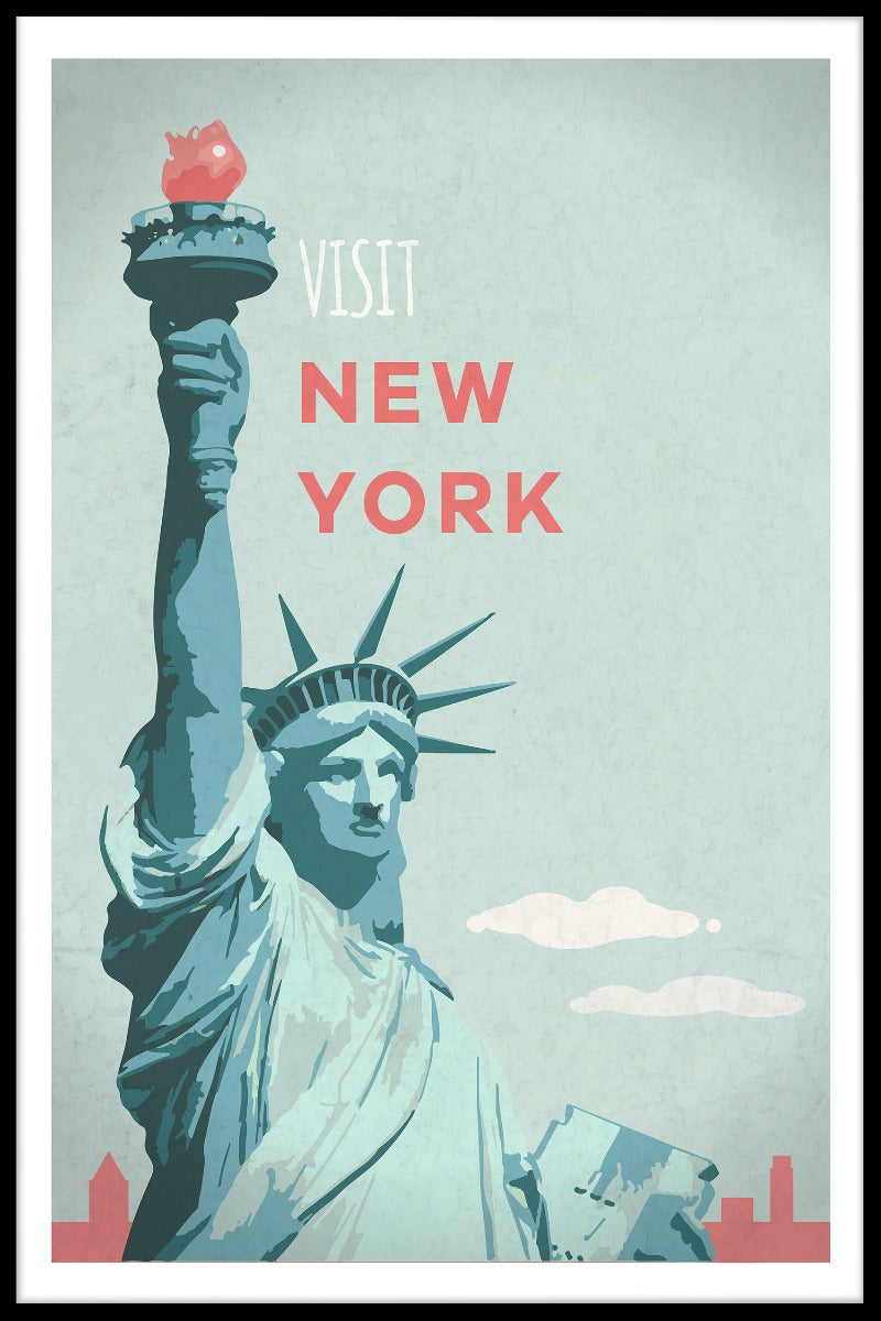 Besuchen Sie New York Poster