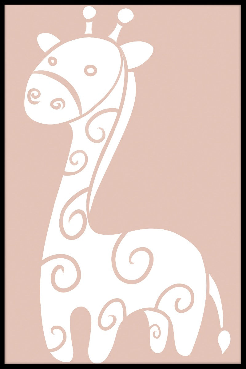 Niedliche Giraffenposter