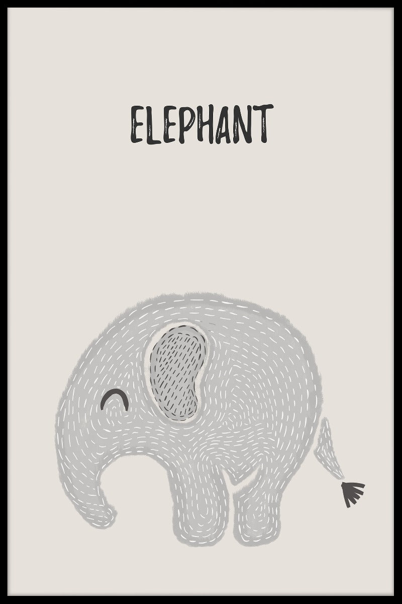 Poster für Elefantenbabys