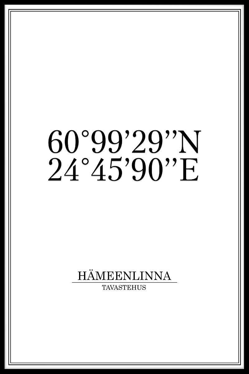 Poster des Tavastehus-Koordinators