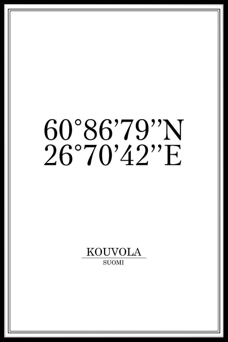 Plakat des Kouvola-Koordinators