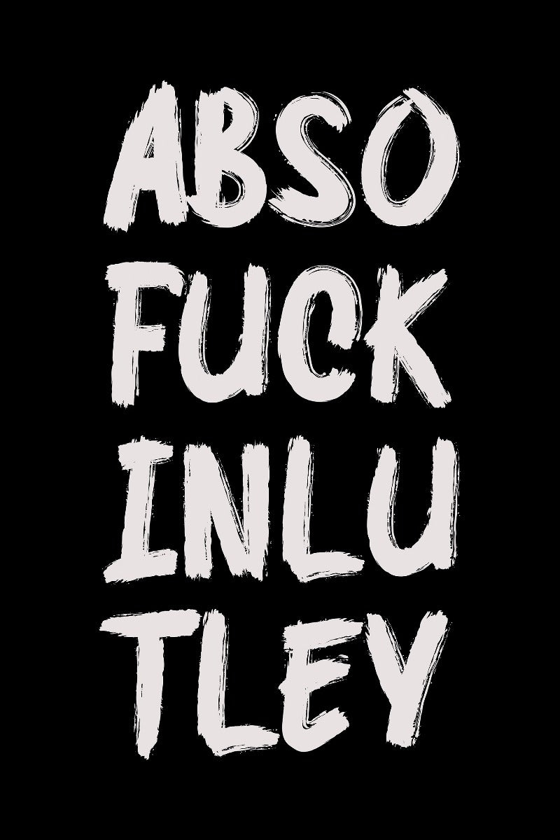 Absolutes Plakat