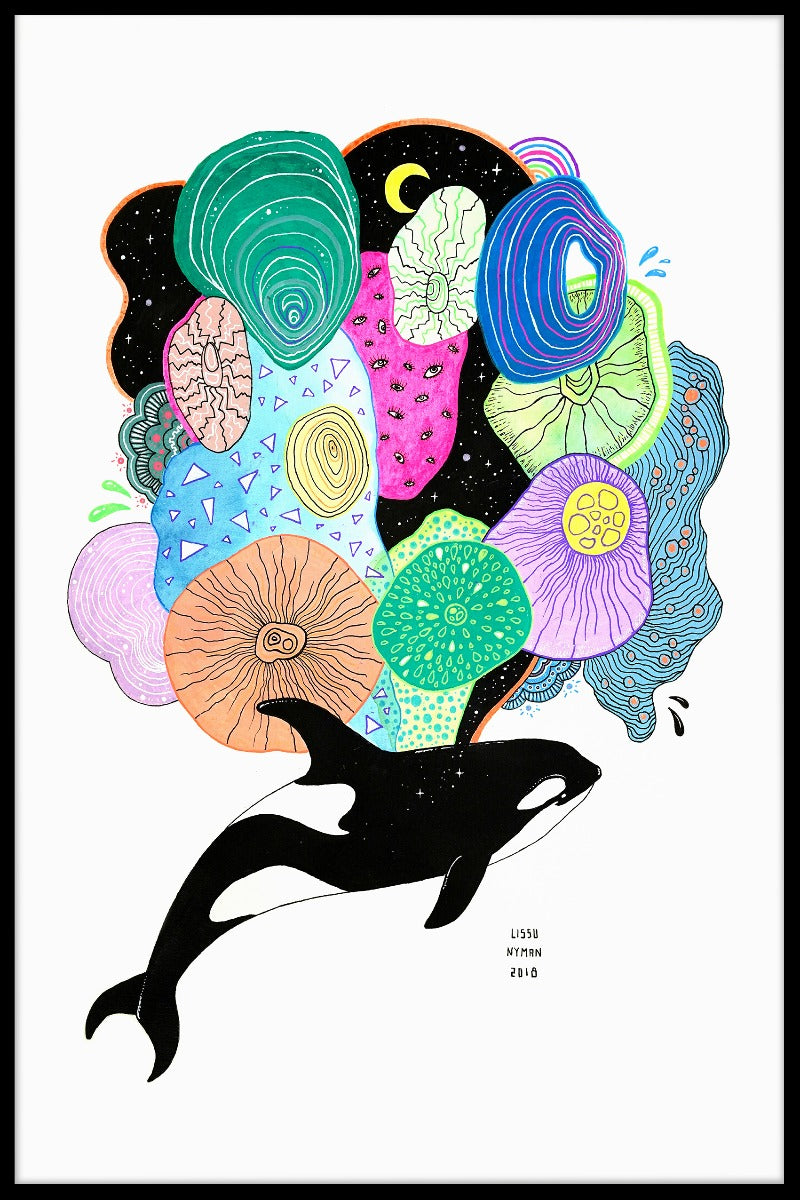 Kosmisches Killerwal-Poster