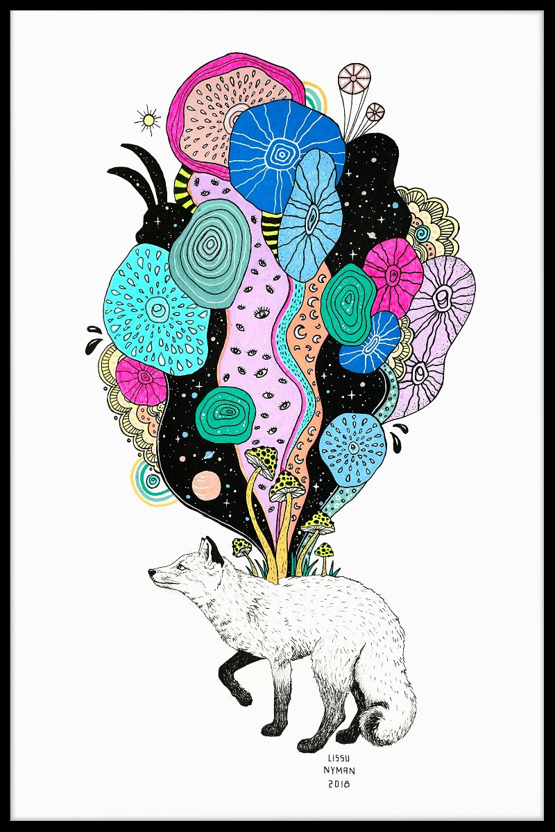 Kosmische Fox-Poster