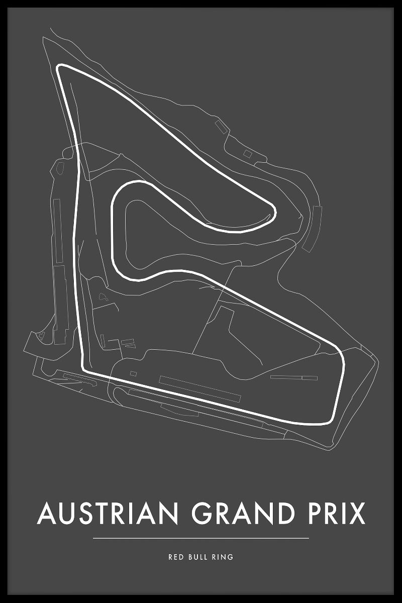 Red Bull Ring österreichisches GP-Poster