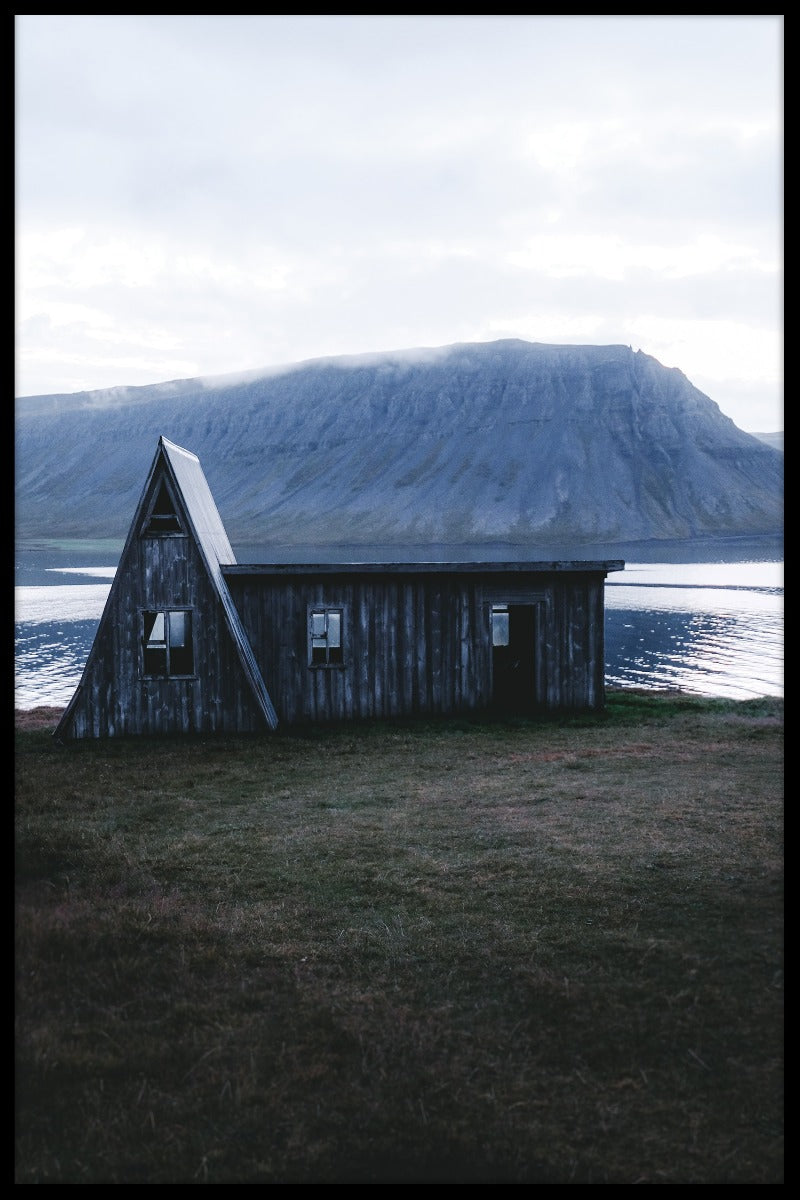 Altes Holzhaus Island Poster