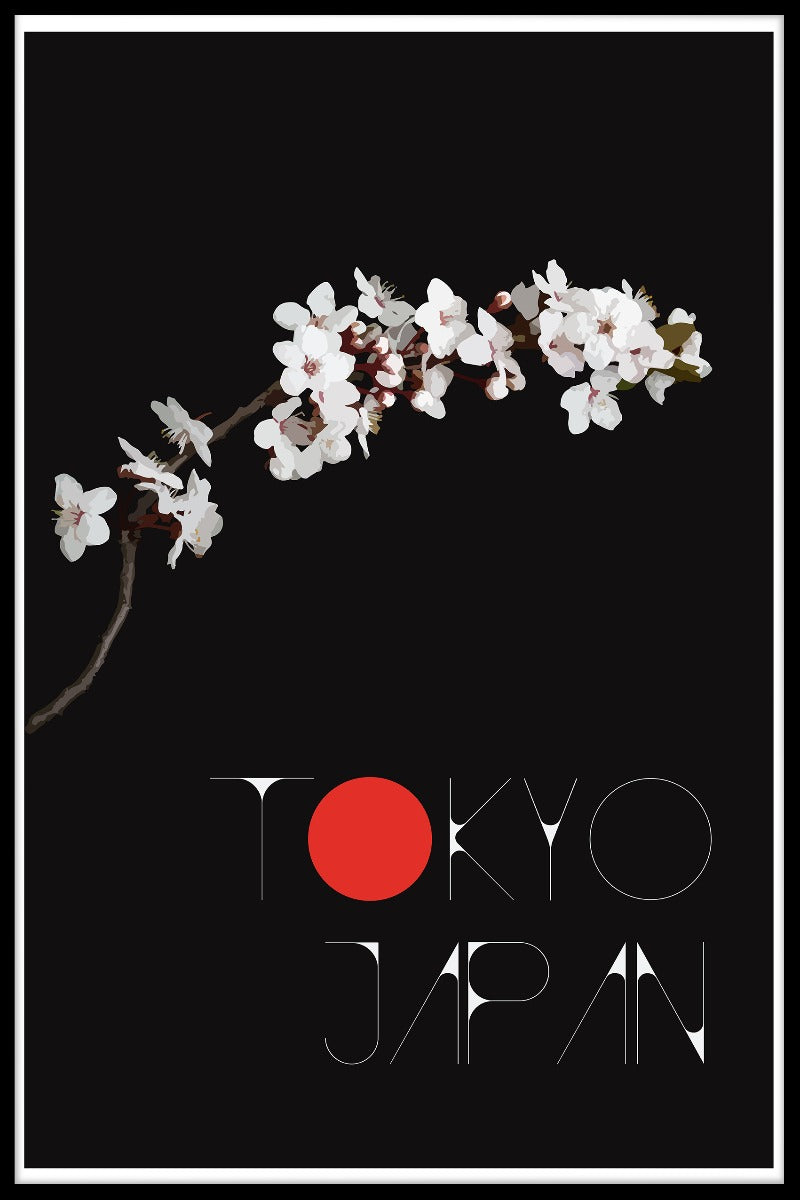Tokyo Japan Blumenplakate