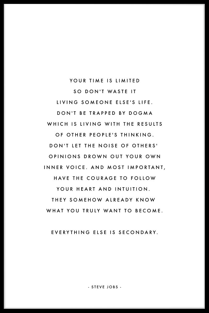 Ihre Zeit ist begrenzt. Zitieren Sie Beiträge