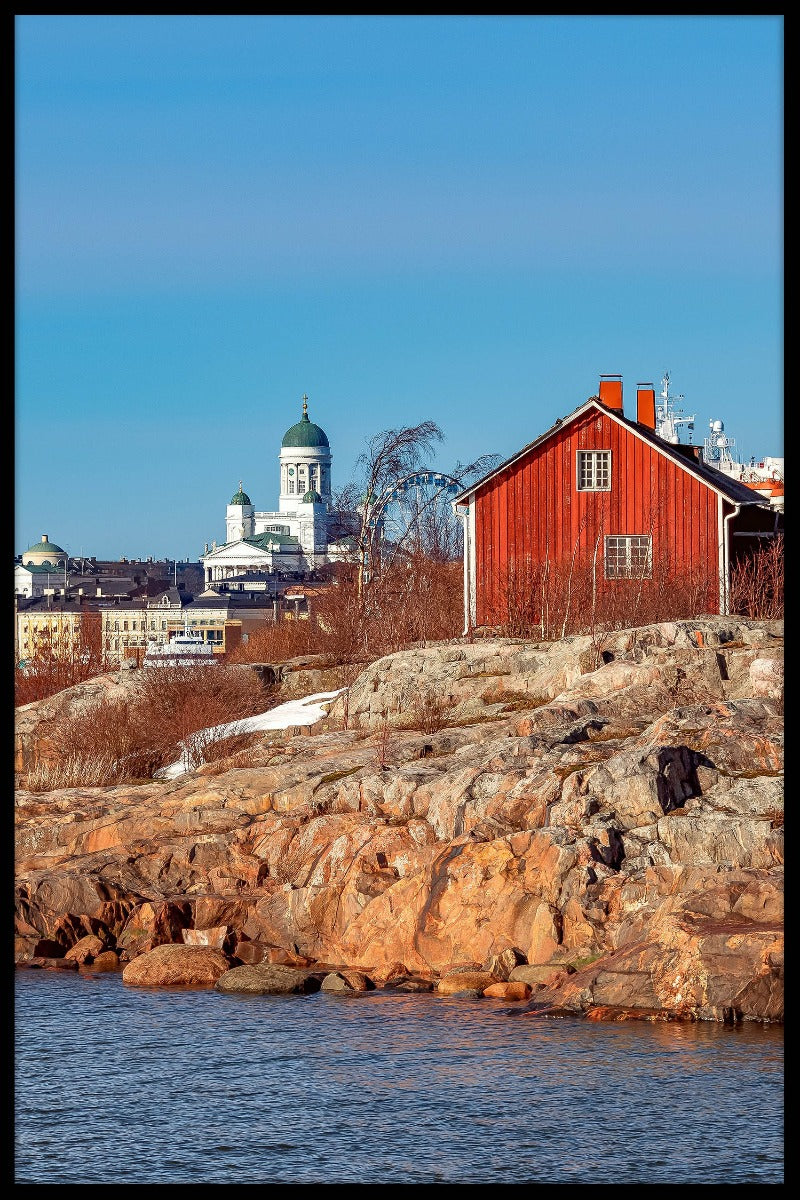 Gegenstände auf den Hafeninseln von Helsinki