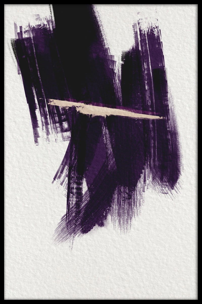 Paint Strokes abstraktes Plakat