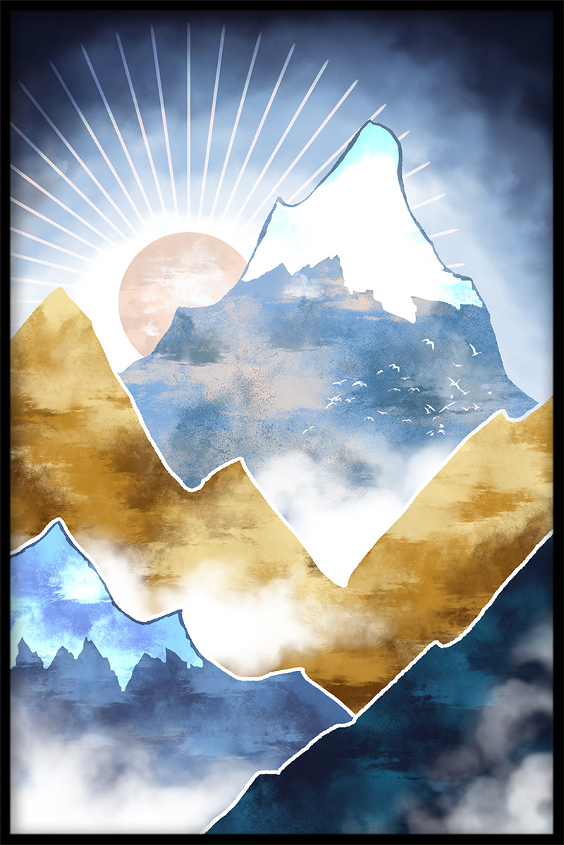 Mountain Art N02-Plakat