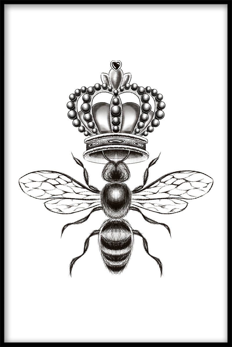 Bienenkönigin-Plakate