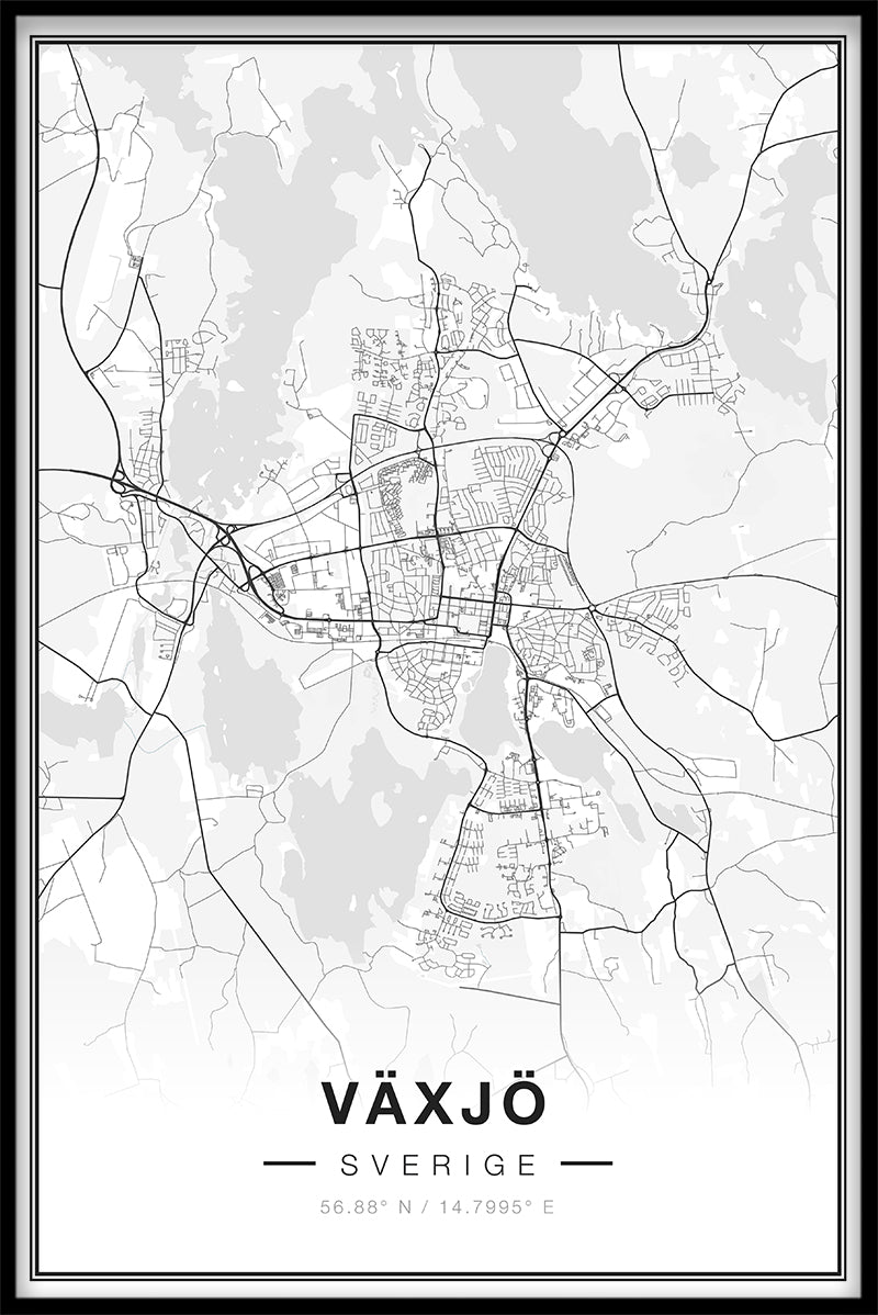 Växjö Kartenelemente