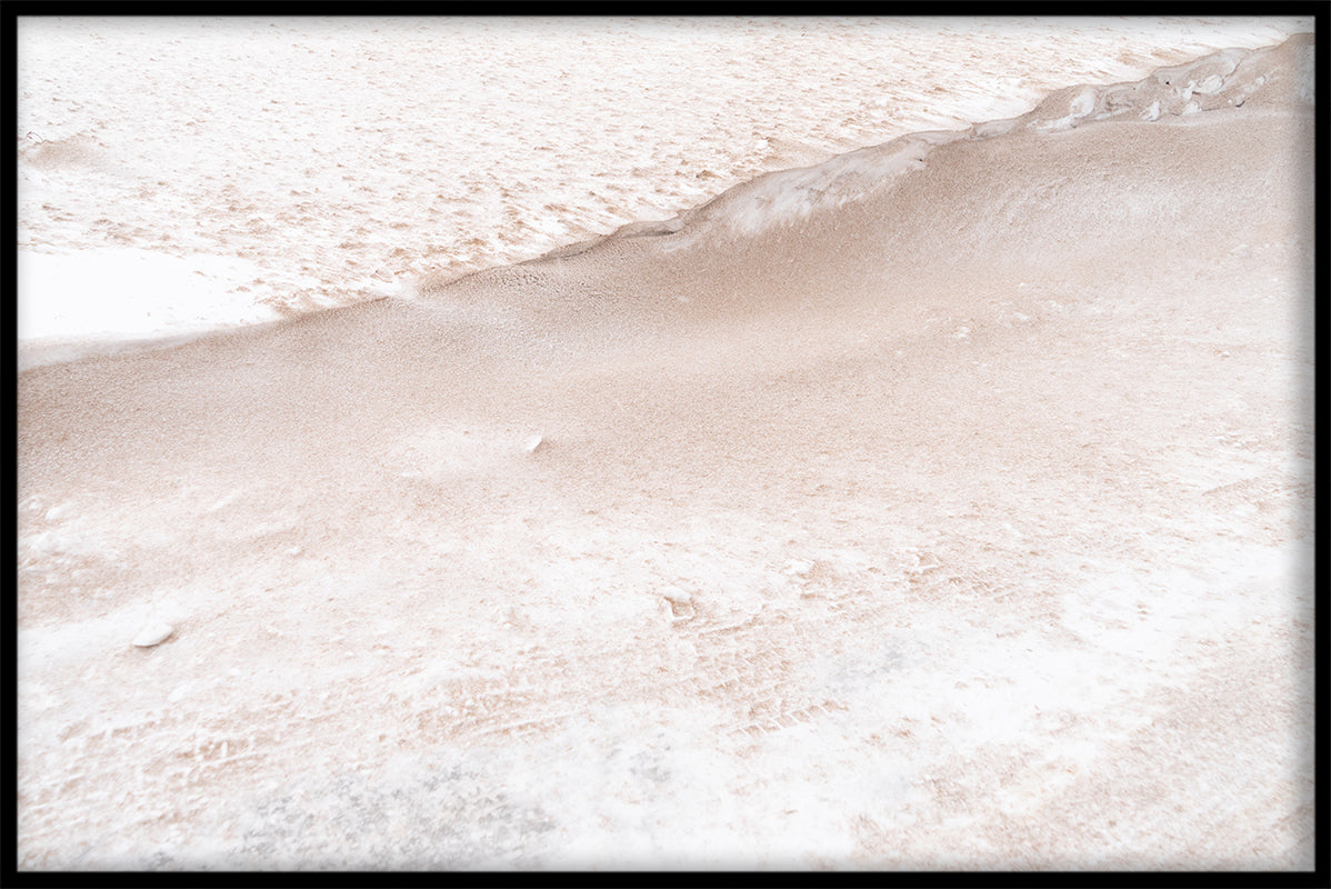 Weißes Sand-N01-Plakat