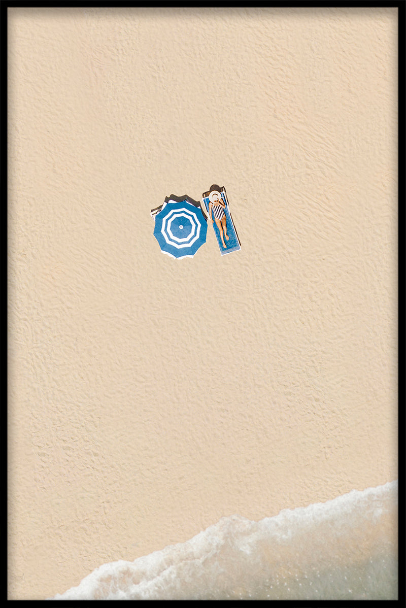 Aerial Beach Relax-Plakat