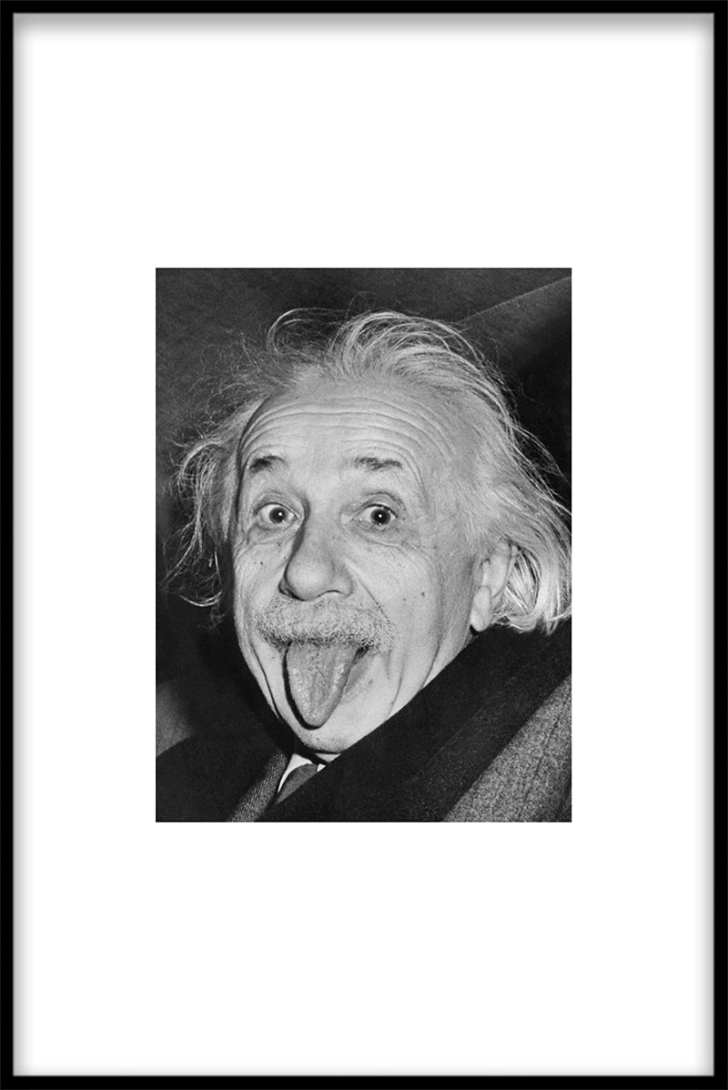 Plakat von Albert Einstein