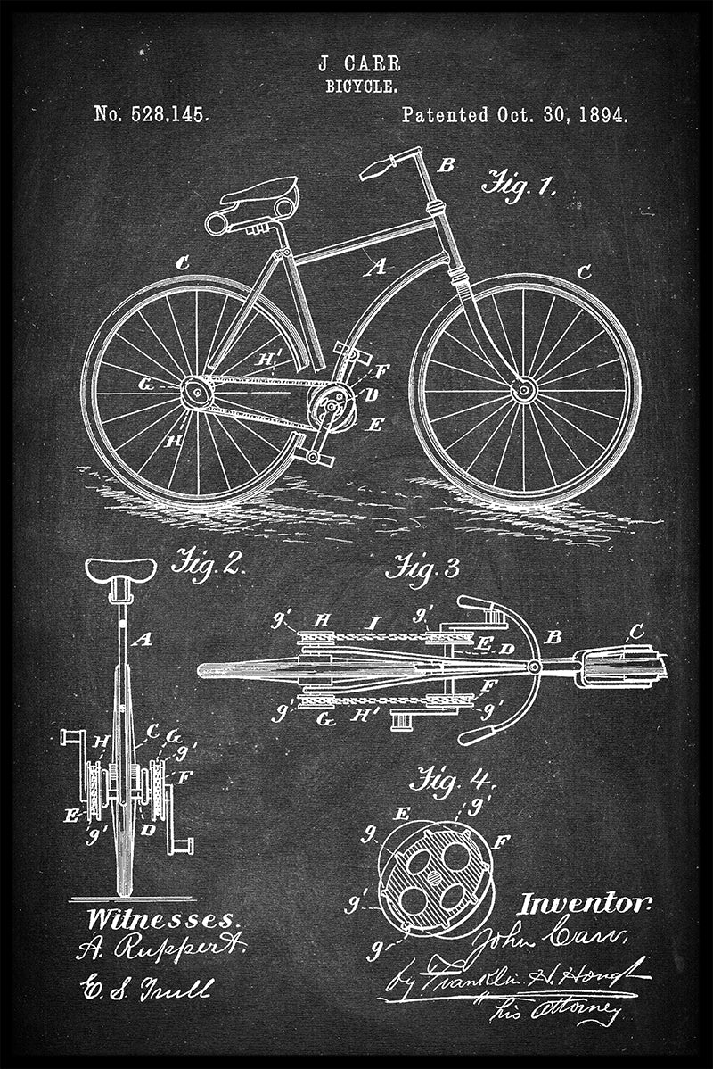 Aufzeichnungen über Fahrradpatente
