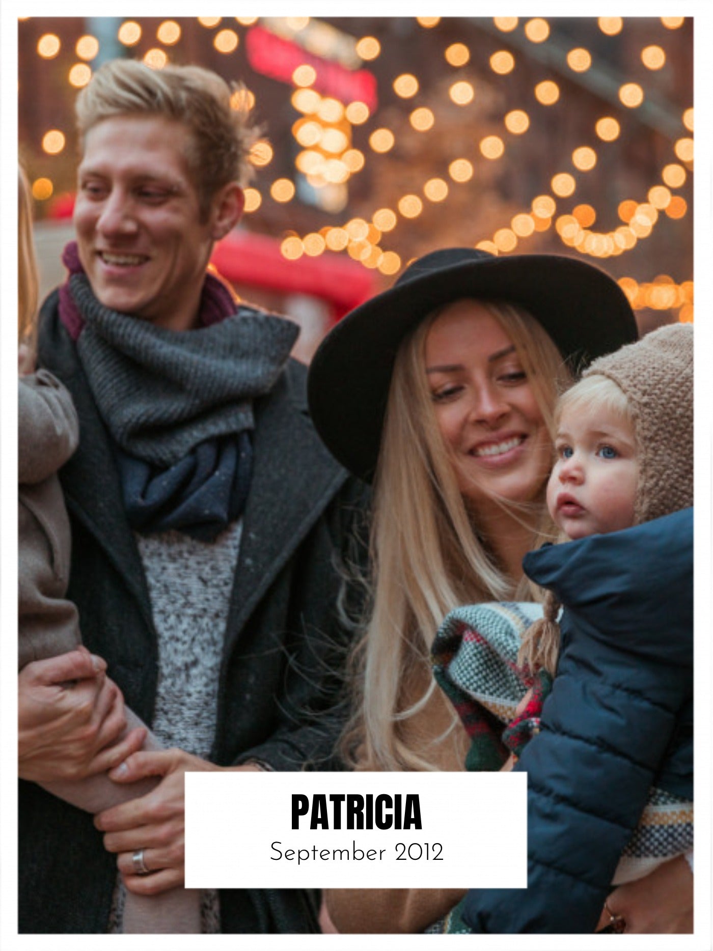 Gestalte Fotoposter mit Text