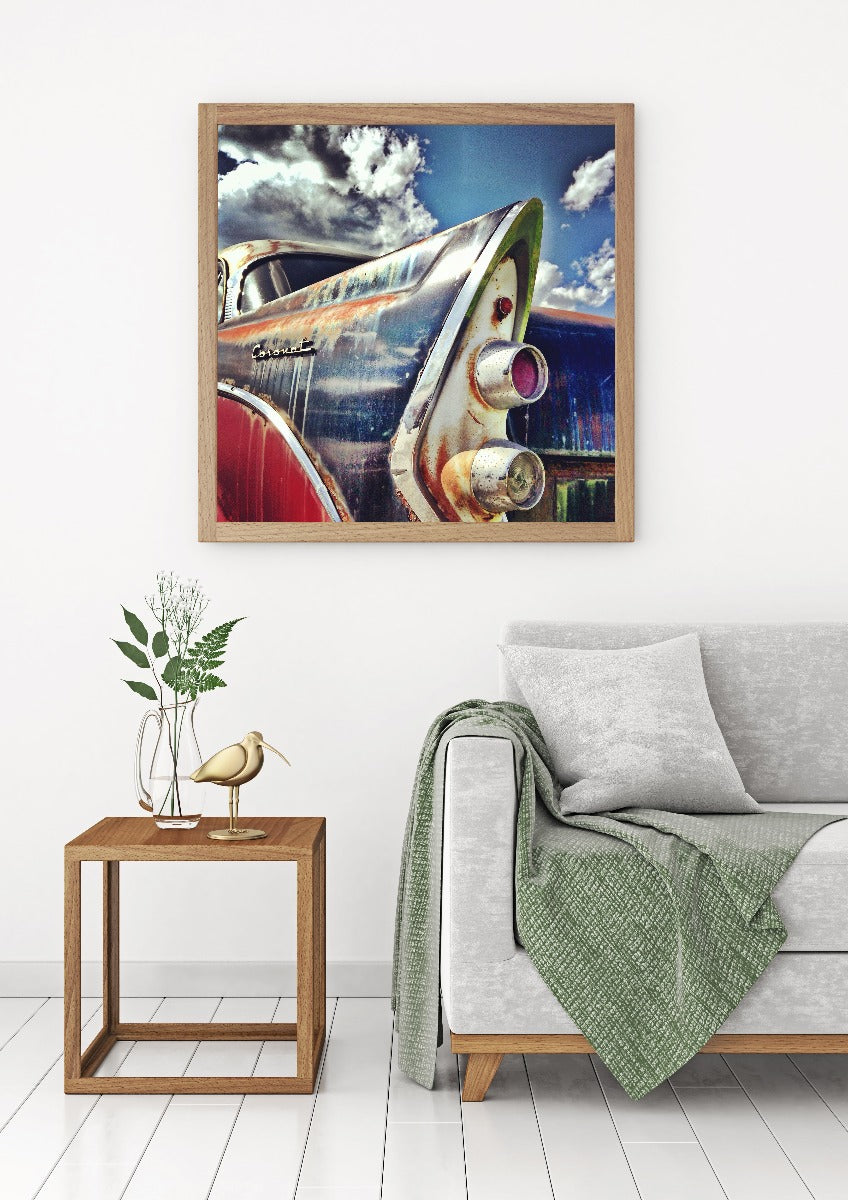 Oldtimer-Rost-Poster