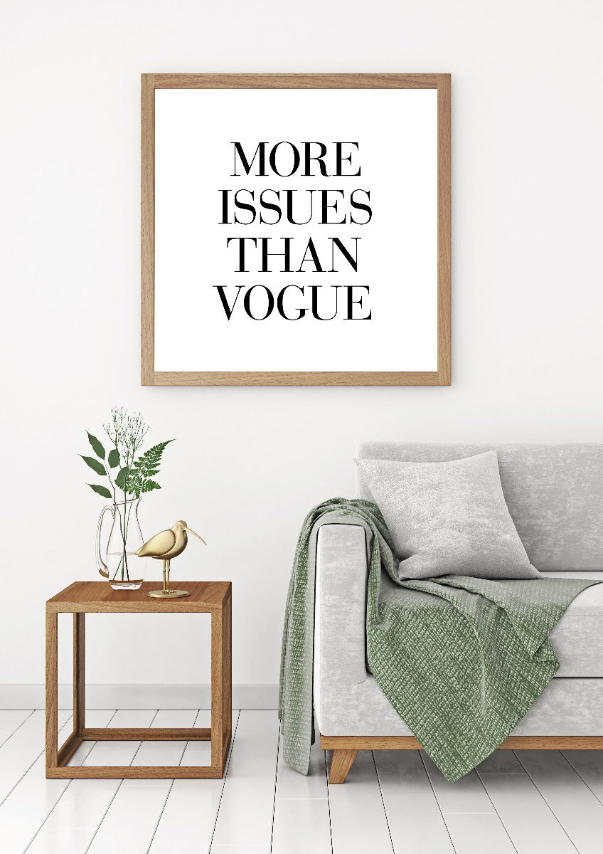 Mehr Probleme als Vogue-Einträge