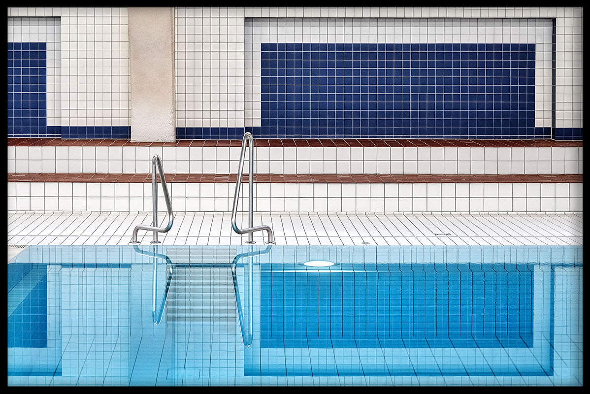 Schwimmen Retro-Plakat