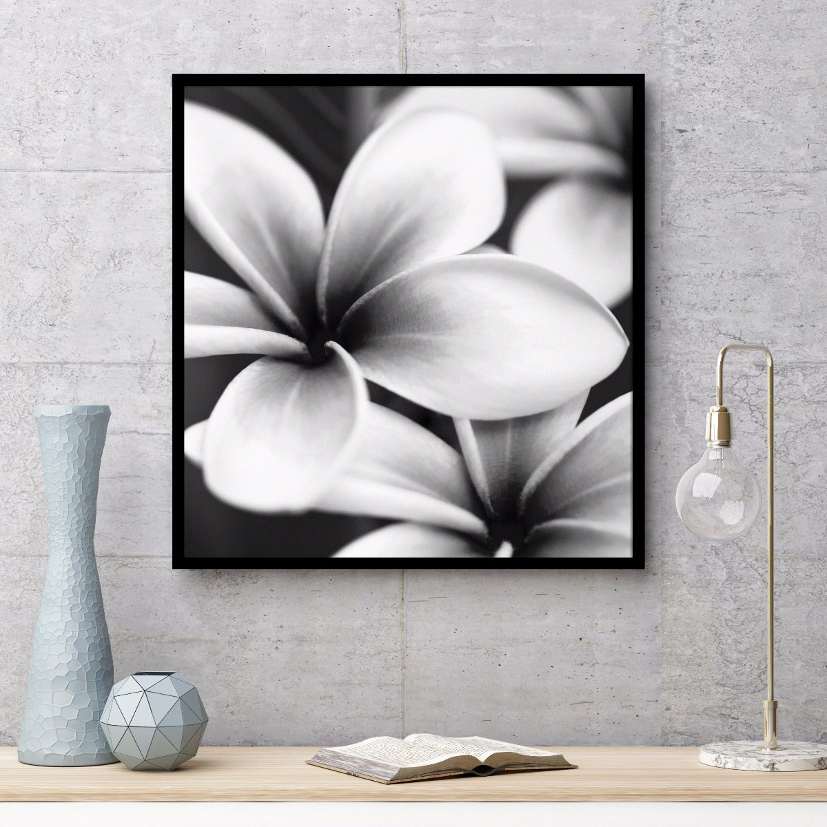 Frangipani Botaniska-Plakat